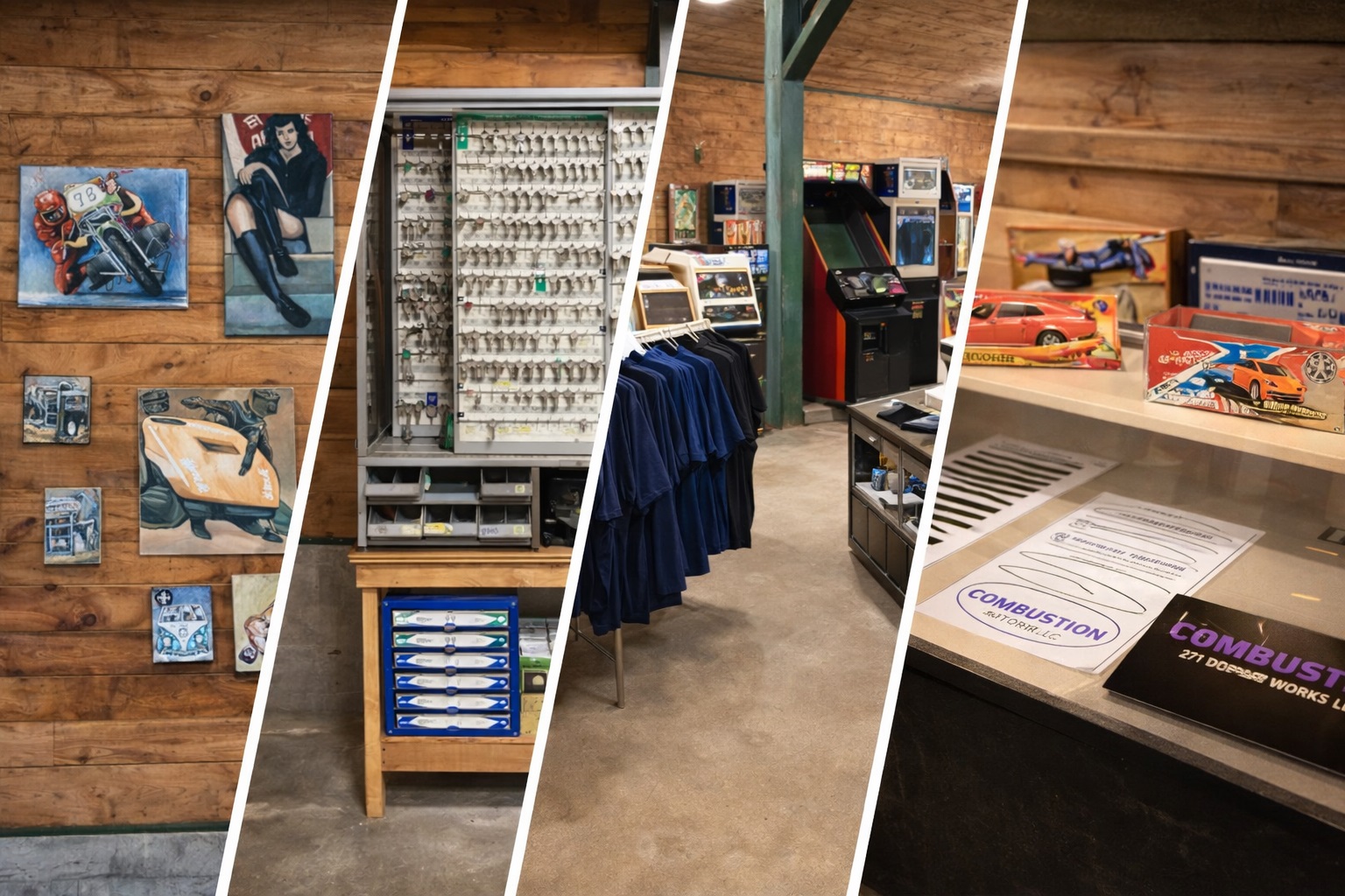 Combustion Motorworks Gift Shop in Center Barnstead NH