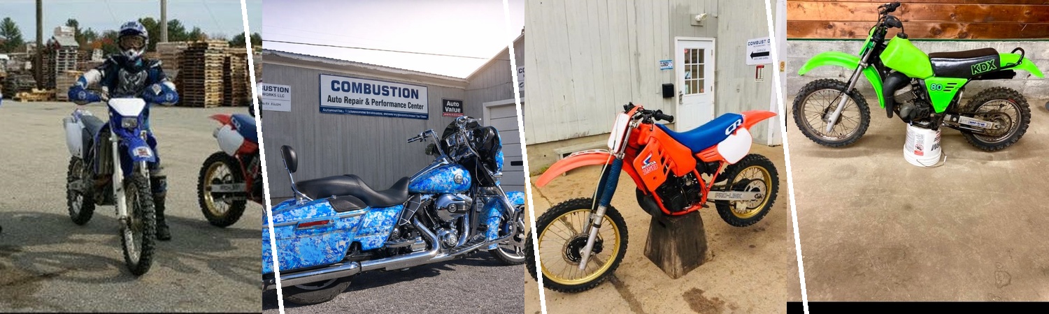 Motorcycle service and repair at Combustion Motorworks in Center Barnstead NH